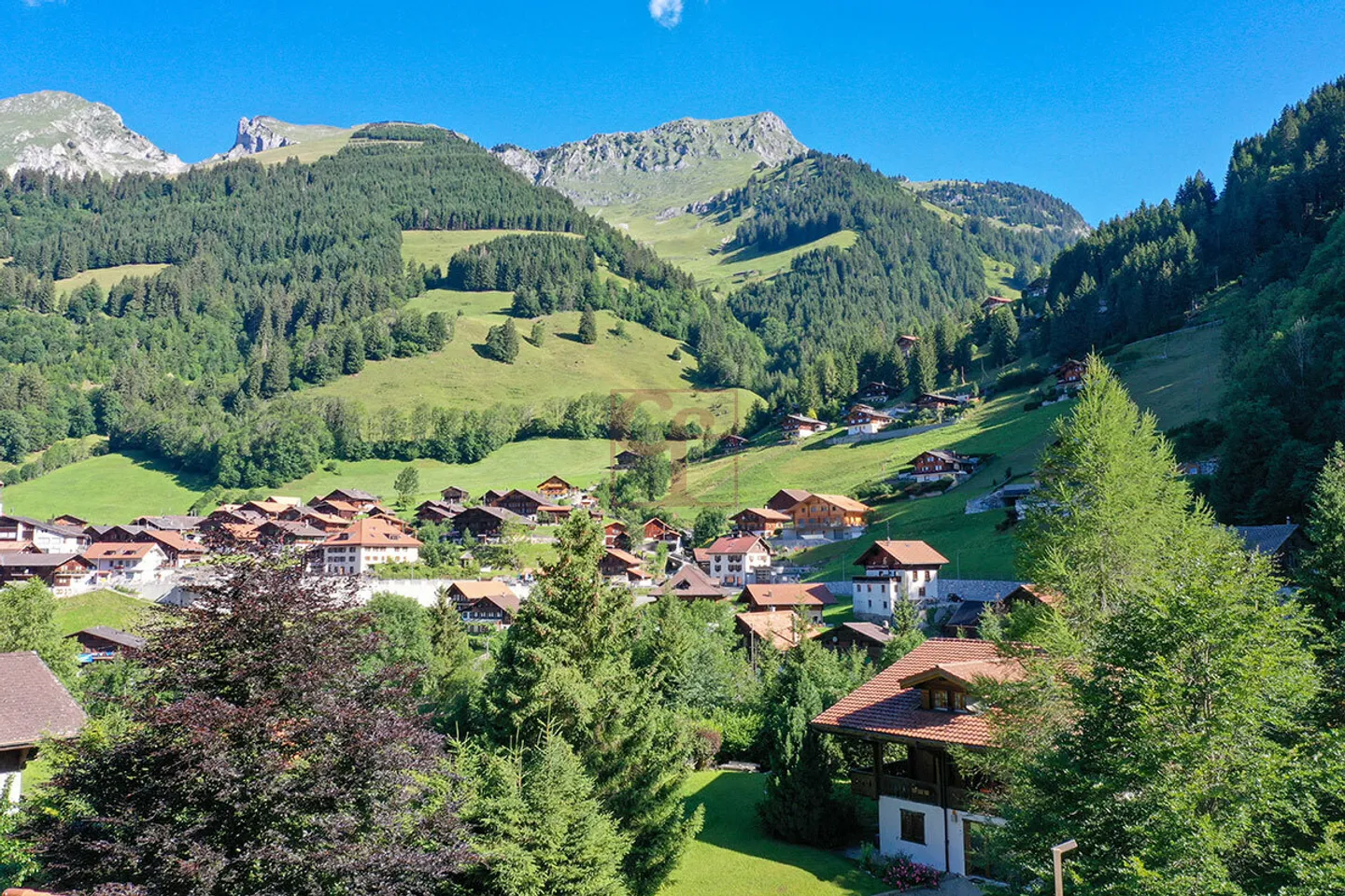 Wunderschönes 4,5-Zimmer-Chalet zu bauen - Jaun - Foto 2 von 5