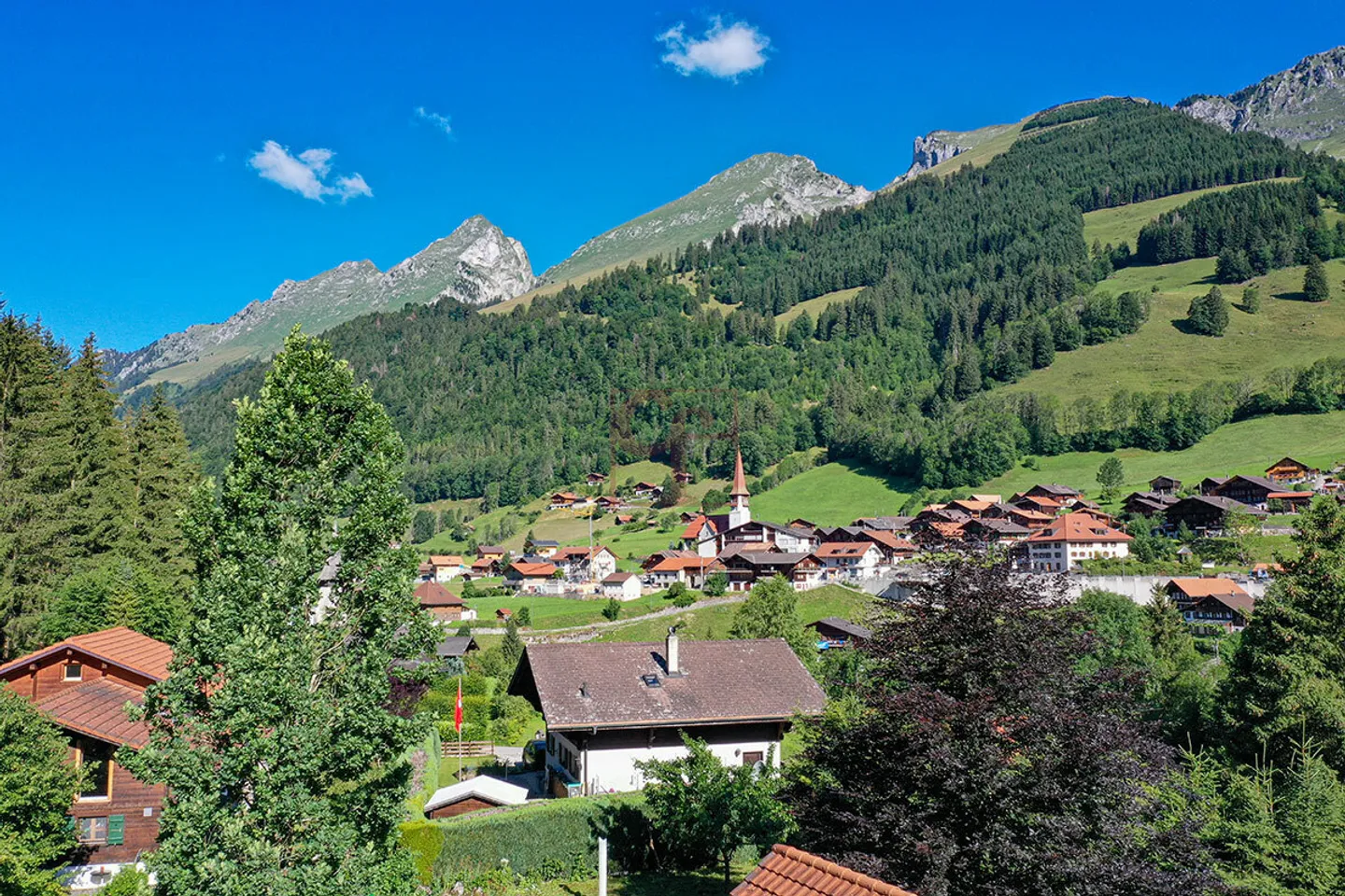Wunderschönes 4,5-Zimmer-Chalet zu bauen - Jaun - Foto 3 von 5
