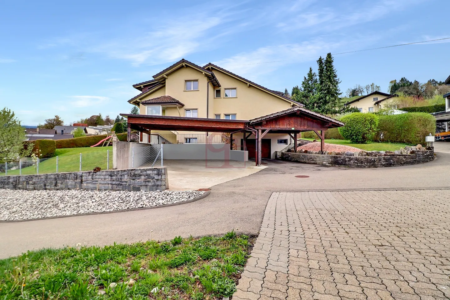 Le Pâquier - Maison familiale avec deux appartements - Photo 11 sur 12