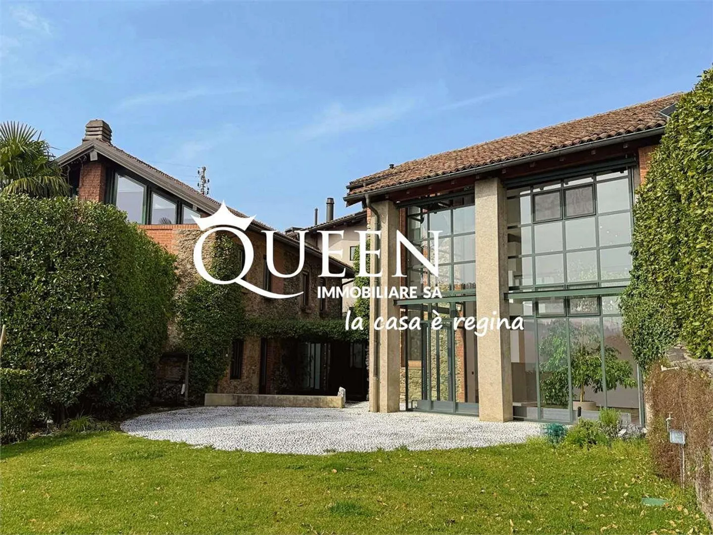 Muzzano : magnifique villa avec charme, 6,5 pièces avec vue sur le lac et grand jardin - Photo 1 sur 13