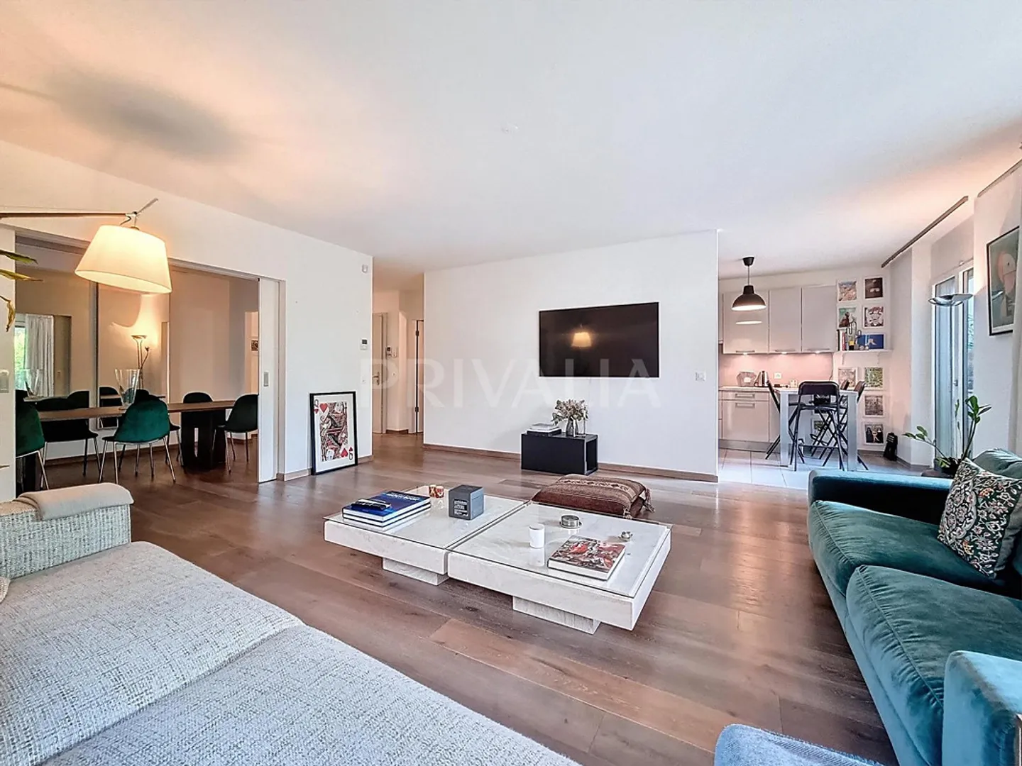 Schöne, moderne möblierte Wohnung im Erdgeschoss mit Terrassen - Foto 2 von 9