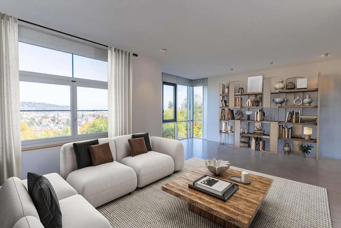 Modern Loft Apartment with Panoramic View over St. Gallen - Photo 1 of 5