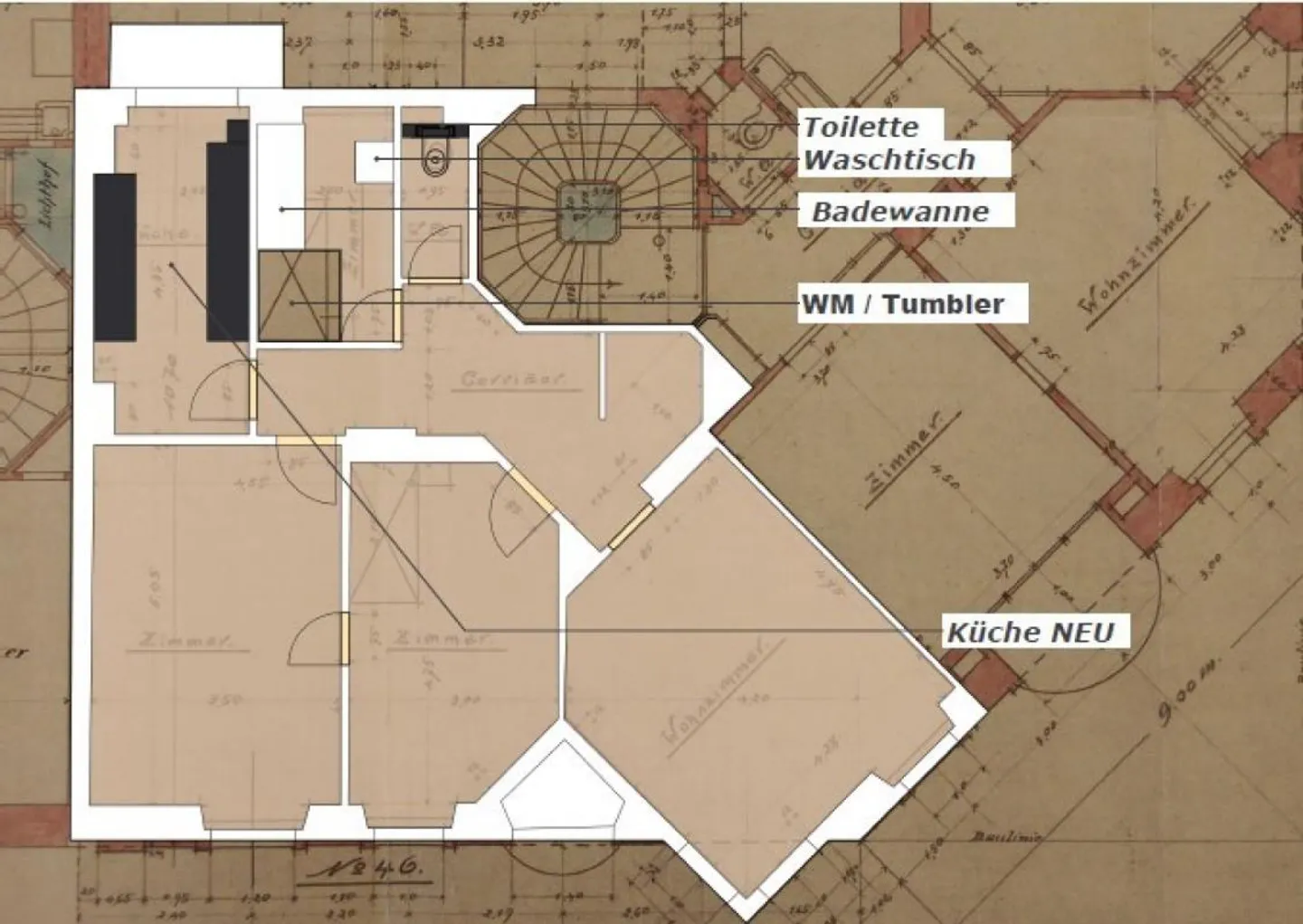 Sanierte Wohnung in der Neustadt - Foto 10 von 10