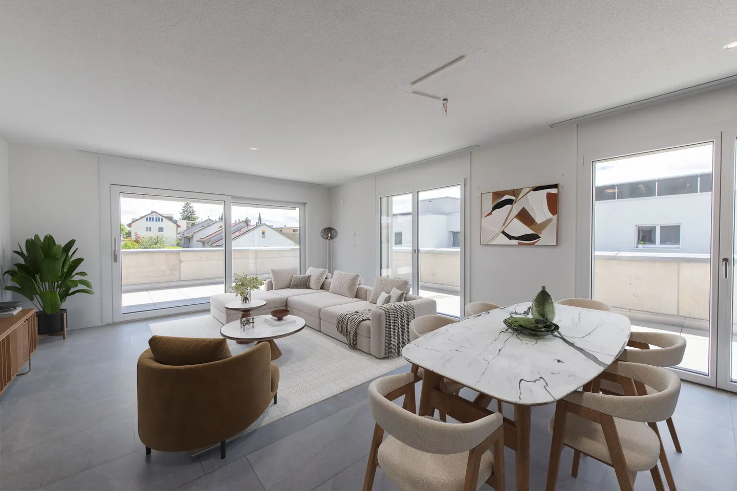 Modern Attic Apartment with Terrace - Photo 2 of 13