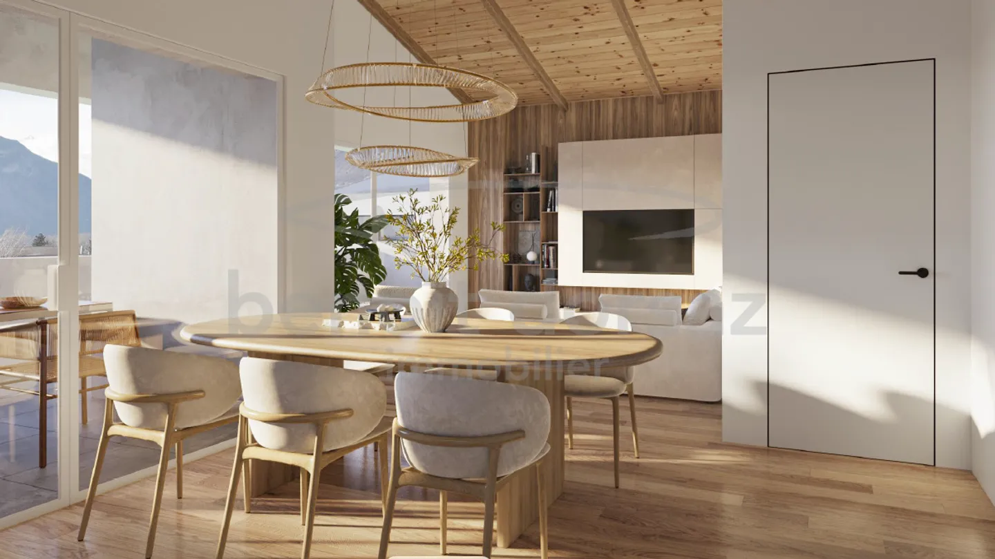 Nouvel appartement 3,5 pièces à Leytron - Photo 4 sur 4