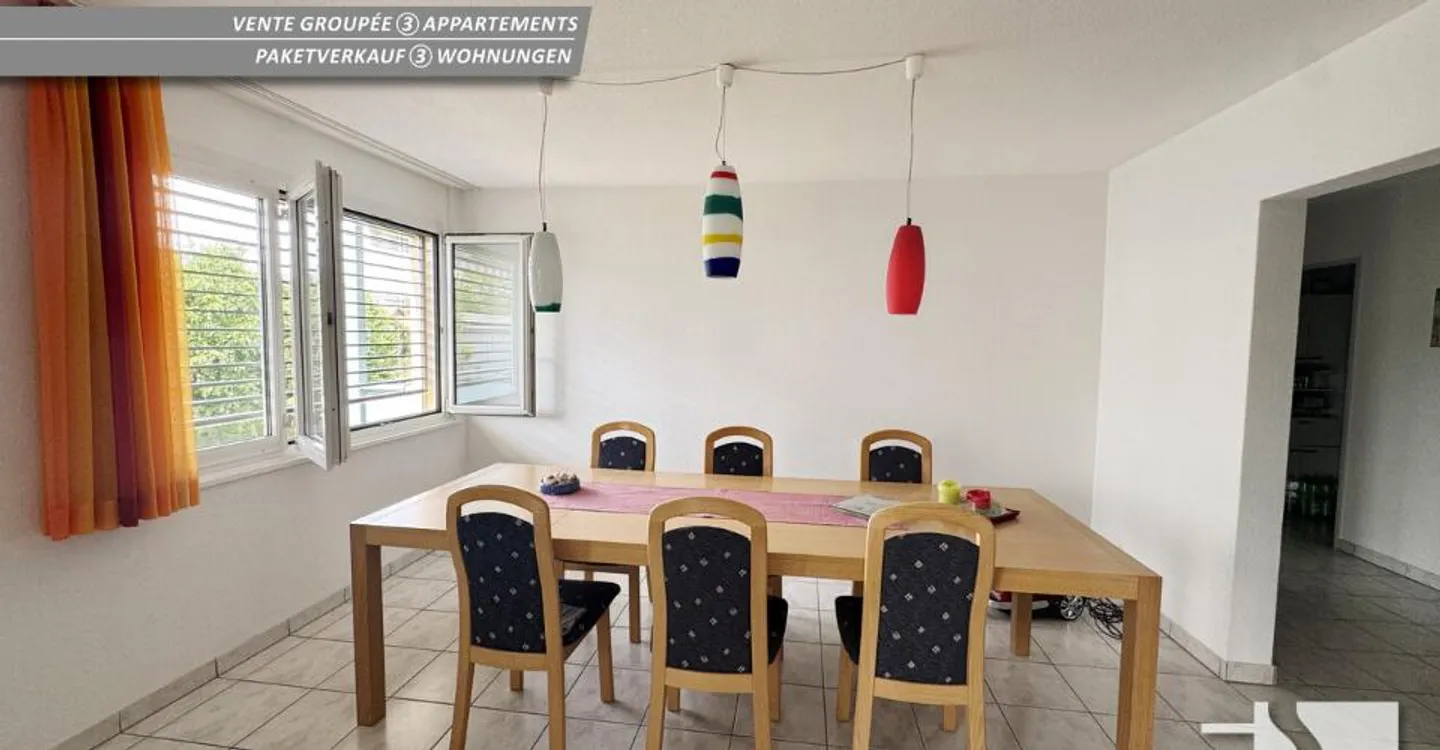 Vendita di 3 appartamenti, 2x 5 stanze e 4 stanze + 3 posti auto interni. - Foto 7 di 12