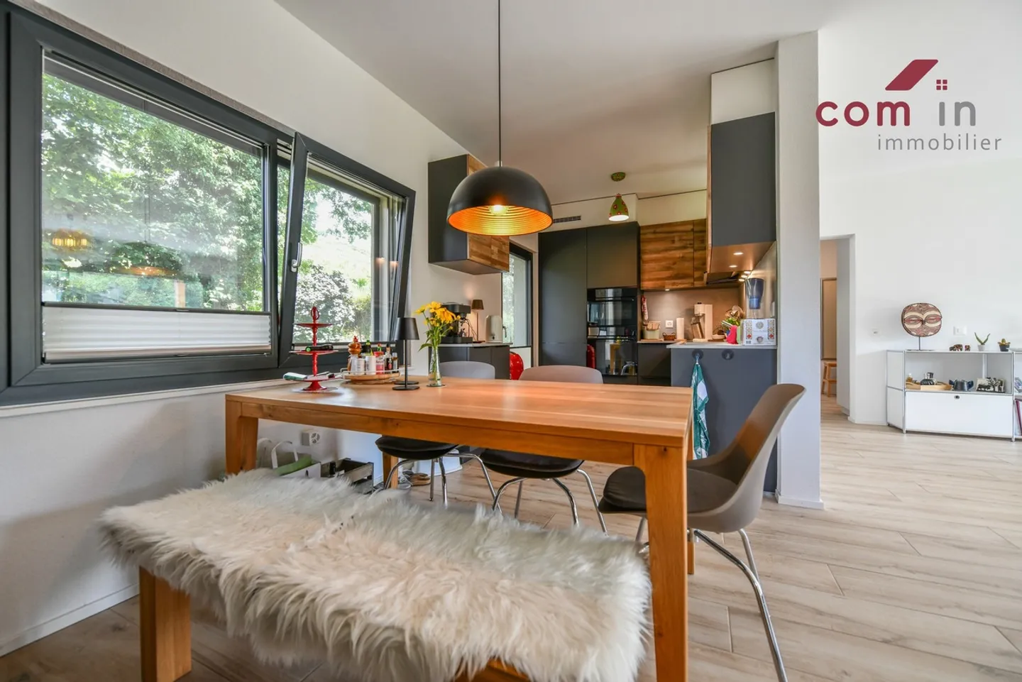 GRIMISUAT, 6-Zimmer-Villa, 2023 renoviert, sonnendurchflutet - Garten mit Bäumen - Foto 7 von 25