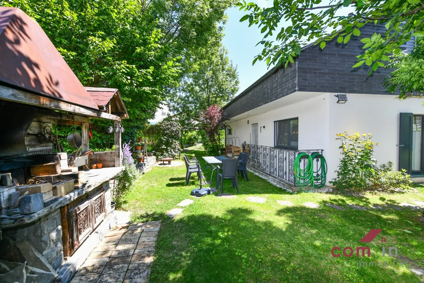 GRIMISUAT, 6-Zimmer-Villa, 2023 renoviert, sonnendurchflutet - Garten mit Bäumen - Foto 22 von 25