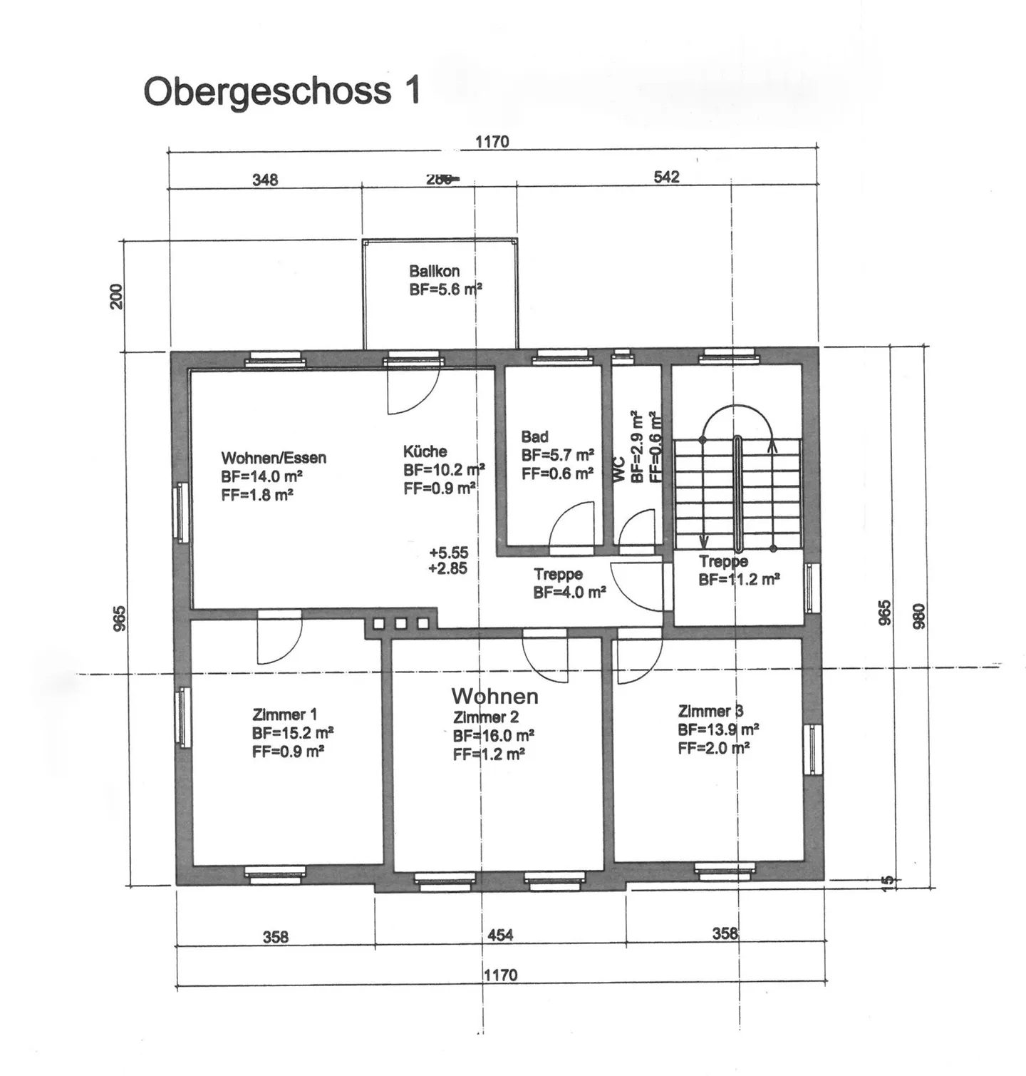 Renovated centrally located 4.5 room old apartment - Photo 15 of 17