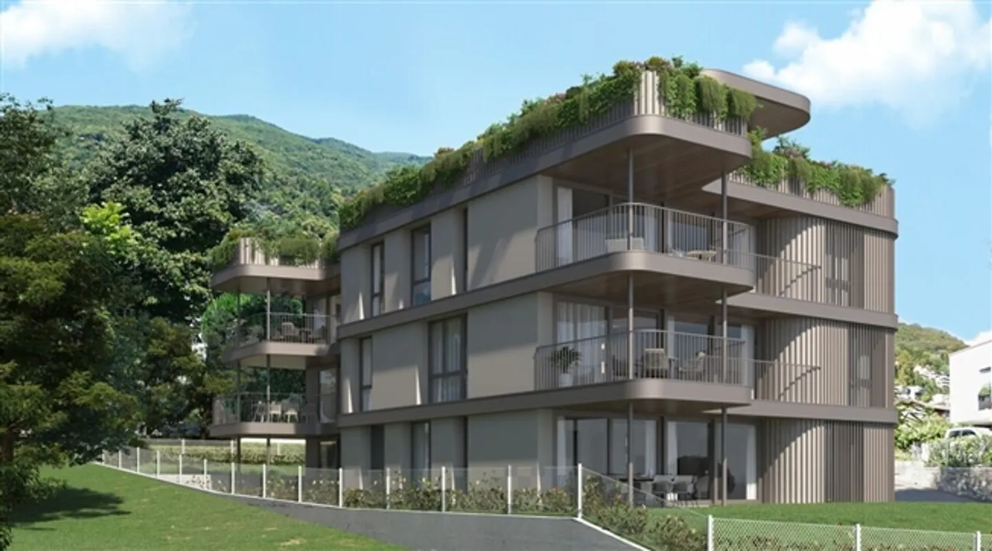 À VENDRE À MINUSIO - APPARTEMENT DE 3,5 CHAMBRES DANS UN NOUVEAU BÂTIMENT - Photo 5 sur 7