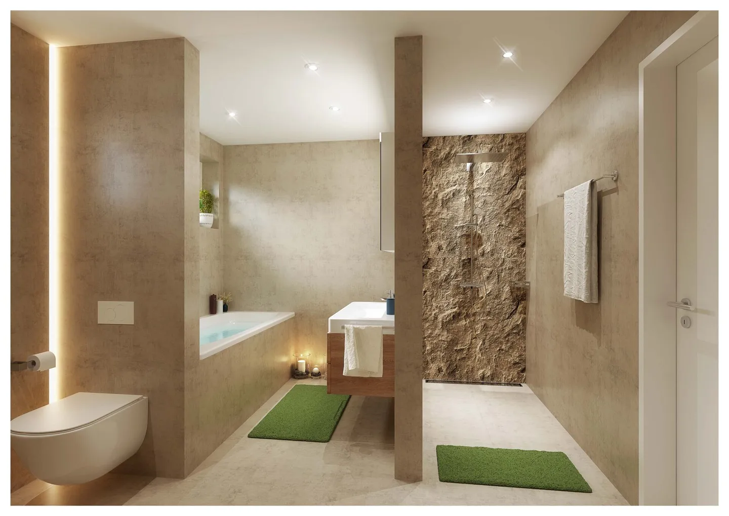 Nuovo appartamento giardino 4,5 locali con vista mozzafiato - Foto 4 di 4