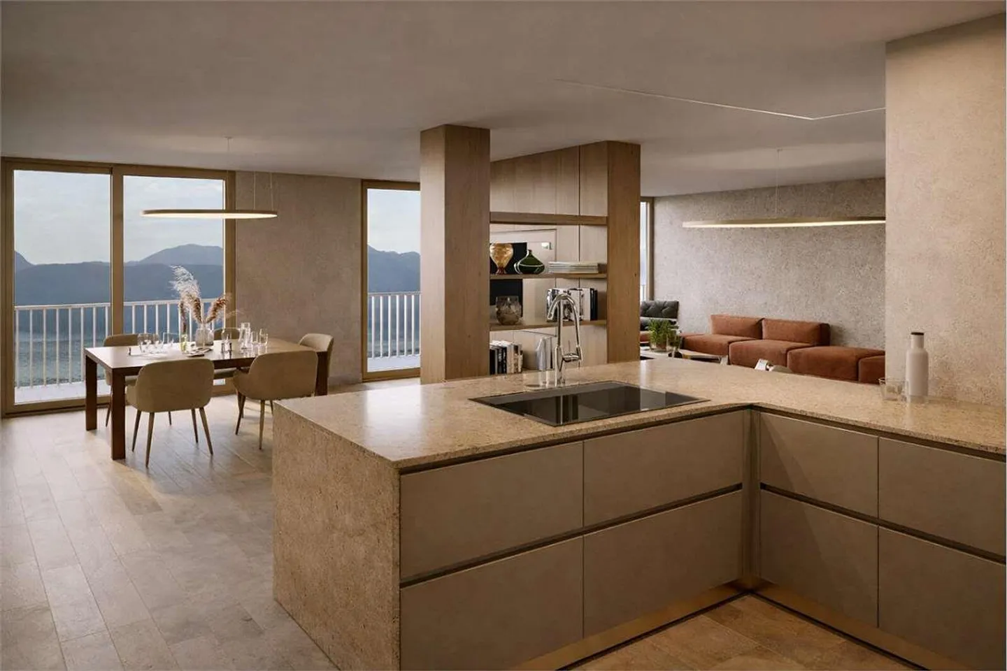 Wonderful Lakefront Duplex in Melide - Photo 3 of 13