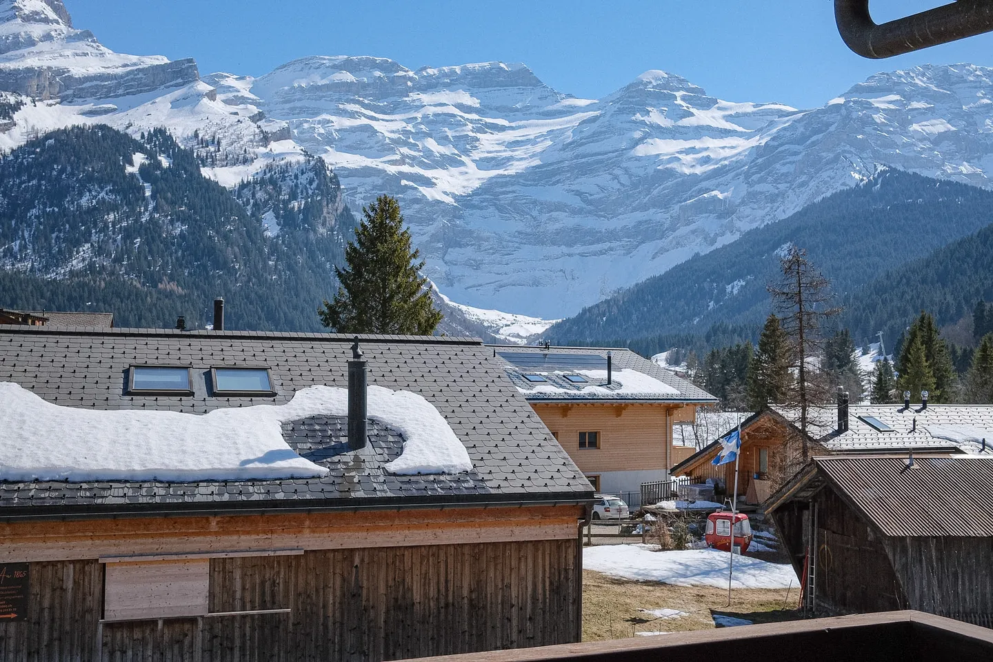 1-Zimmer-Wohnung - Diablerets Parc Residenz - Les Diablerets - Foto 9 von 14