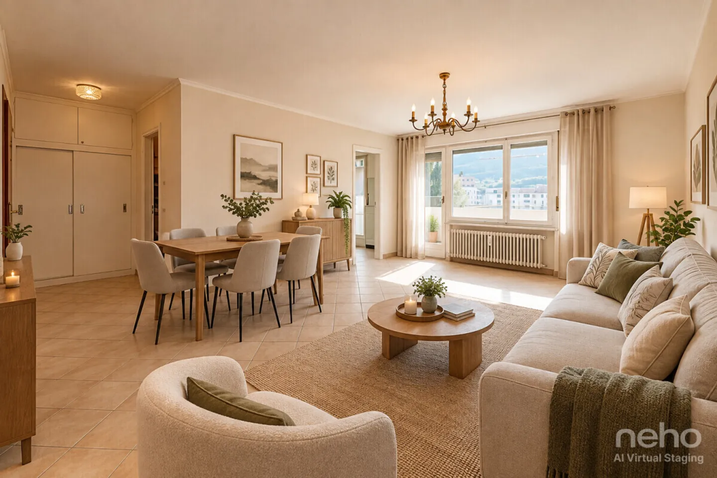Geräumiges Studio im Herzen von Sierre mit nach Süden ausgerichtetem Balkon - Foto 2 von 12