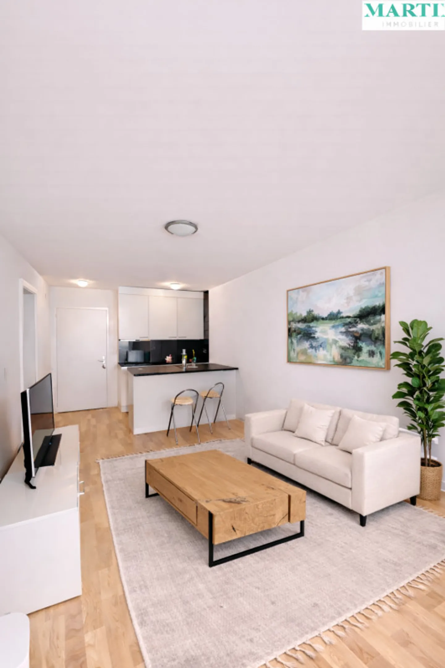 Charmant appartement 2 pièces à Sion - Photo 1 sur 5