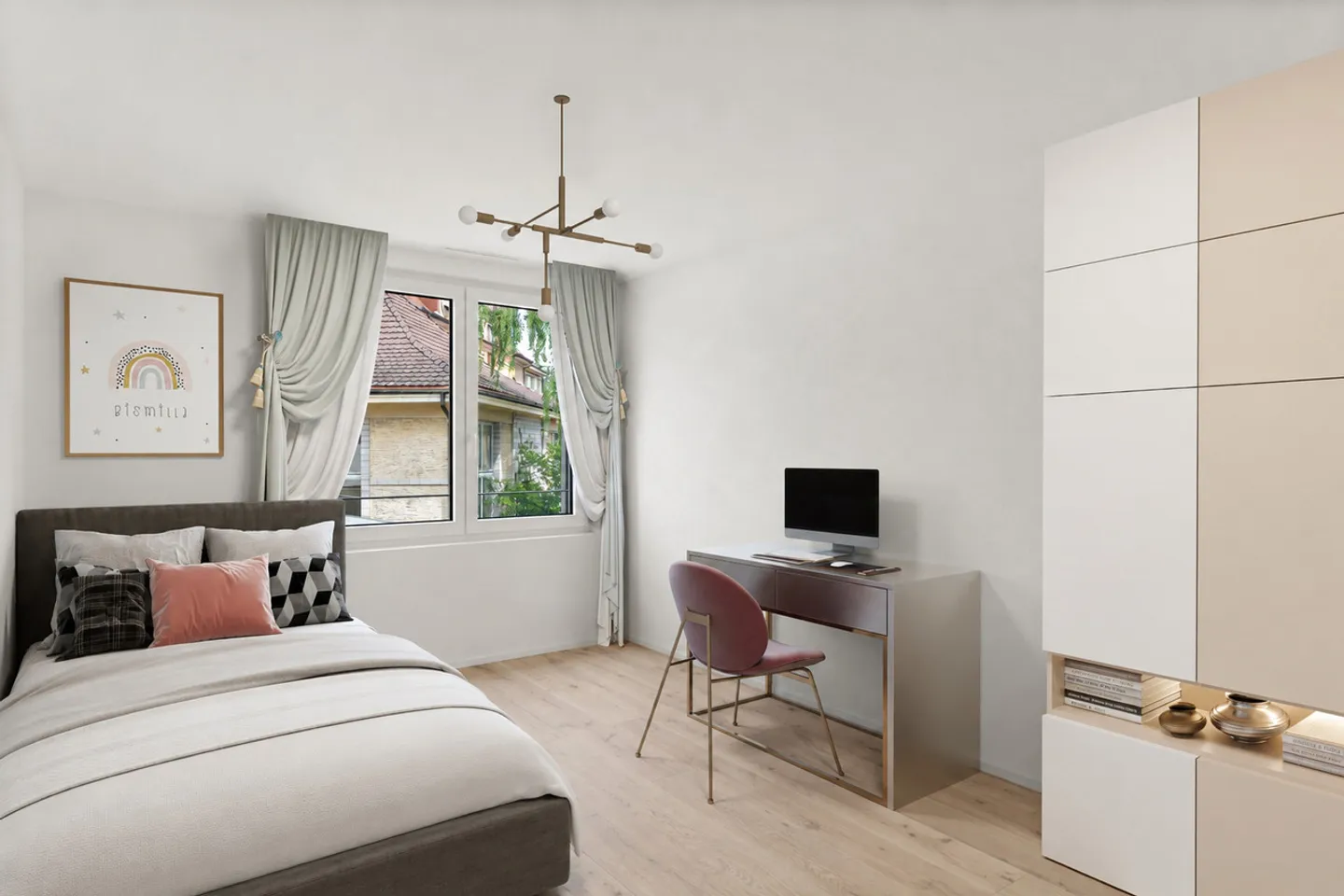 Beautiful 3.5 rooms, new, quiet and very bright - Photo 10 of 12