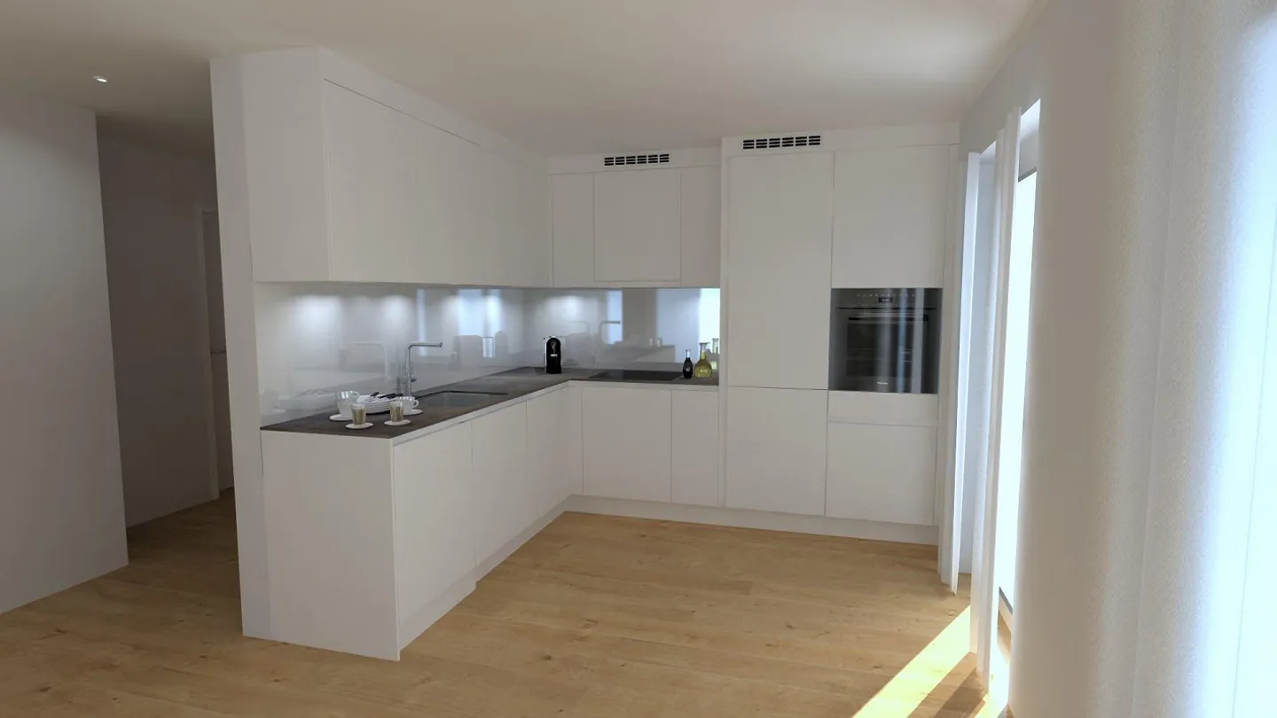 Moderne 2.5-Zimmerwohnung - Foto 3 von 5