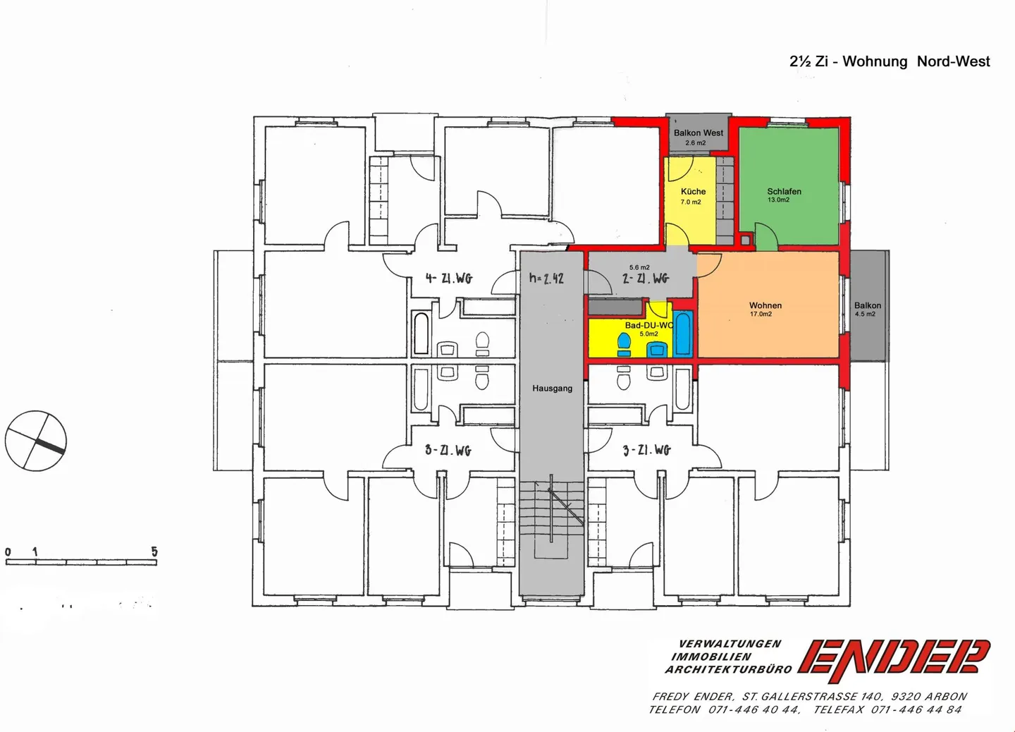Bel appartement lumineux au 2ème étage avec 2 balcons - Photo 10 sur 11