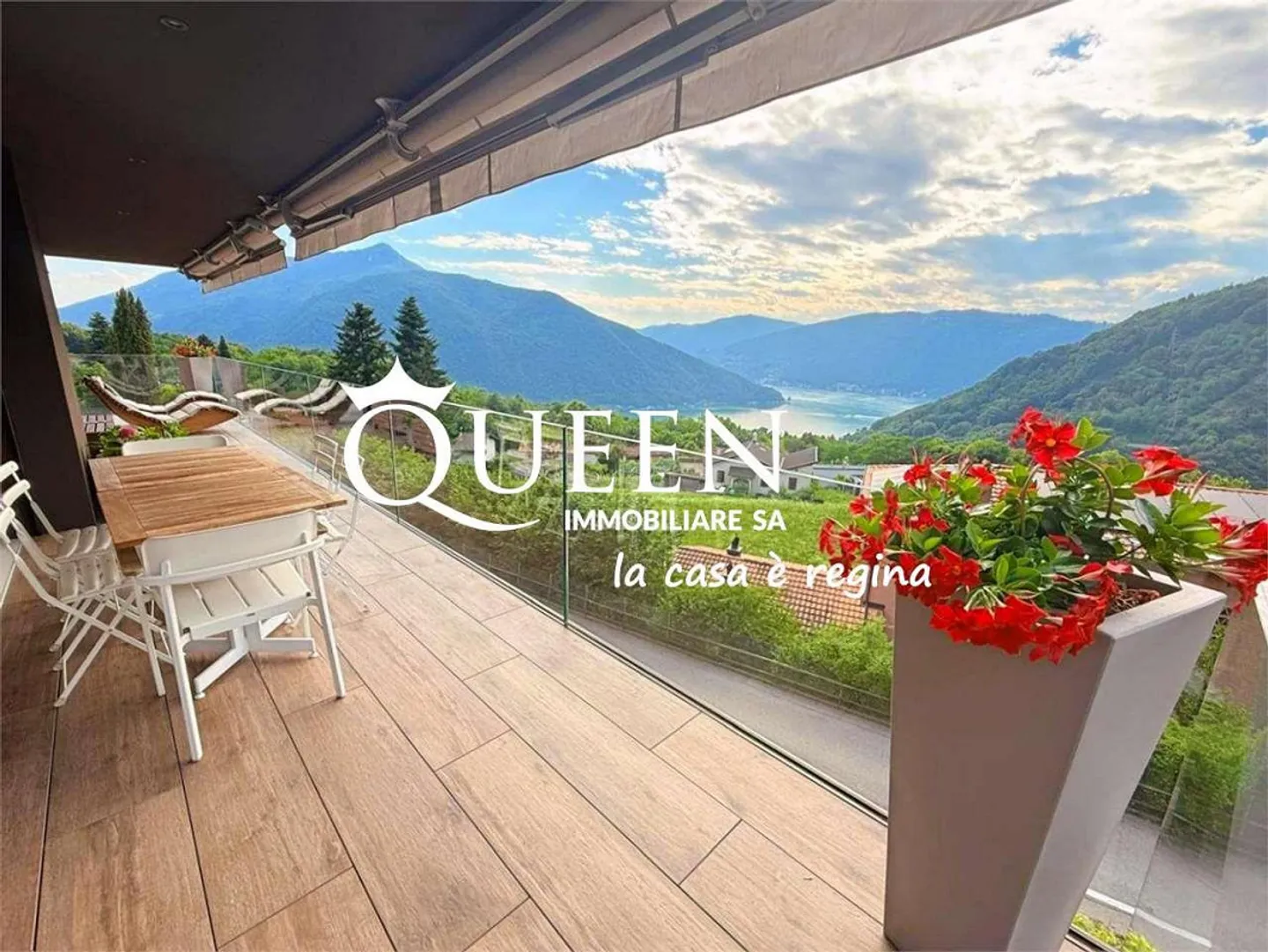 Rovio: penthouse 4.5 rooms, 125 sqm, terrace 80 sqm, view of Lake Lugano - Photo 1 of 8
