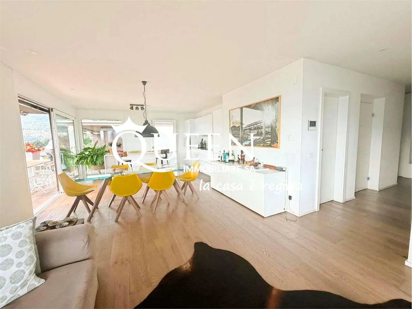 Rovio: penthouse 4.5 rooms, 125 sqm, terrace 80 sqm, view of Lake Lugano - Photo 4 of 8
