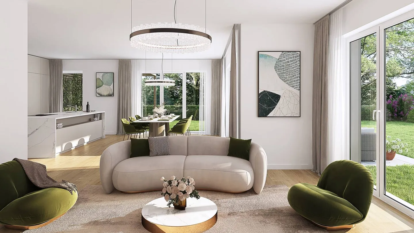 Doppelhaushälfte 5.5 Zimmer in Commugny - Foto 3 von 7