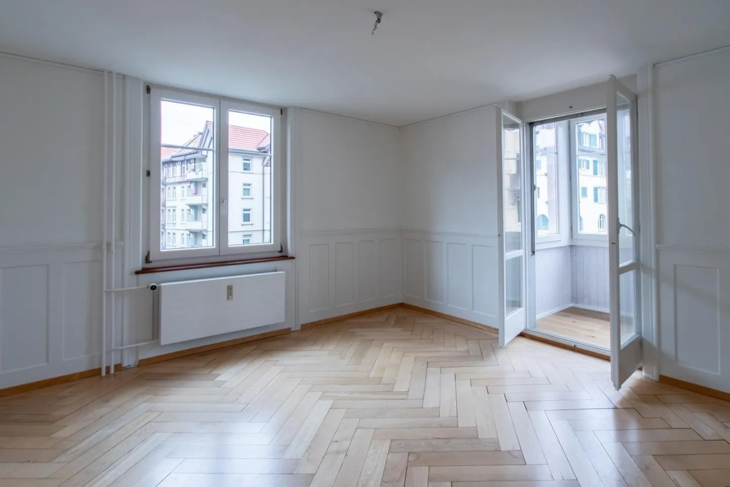 Charming 4.5-room old apartment in St. Georgen - Photo 3 of 10