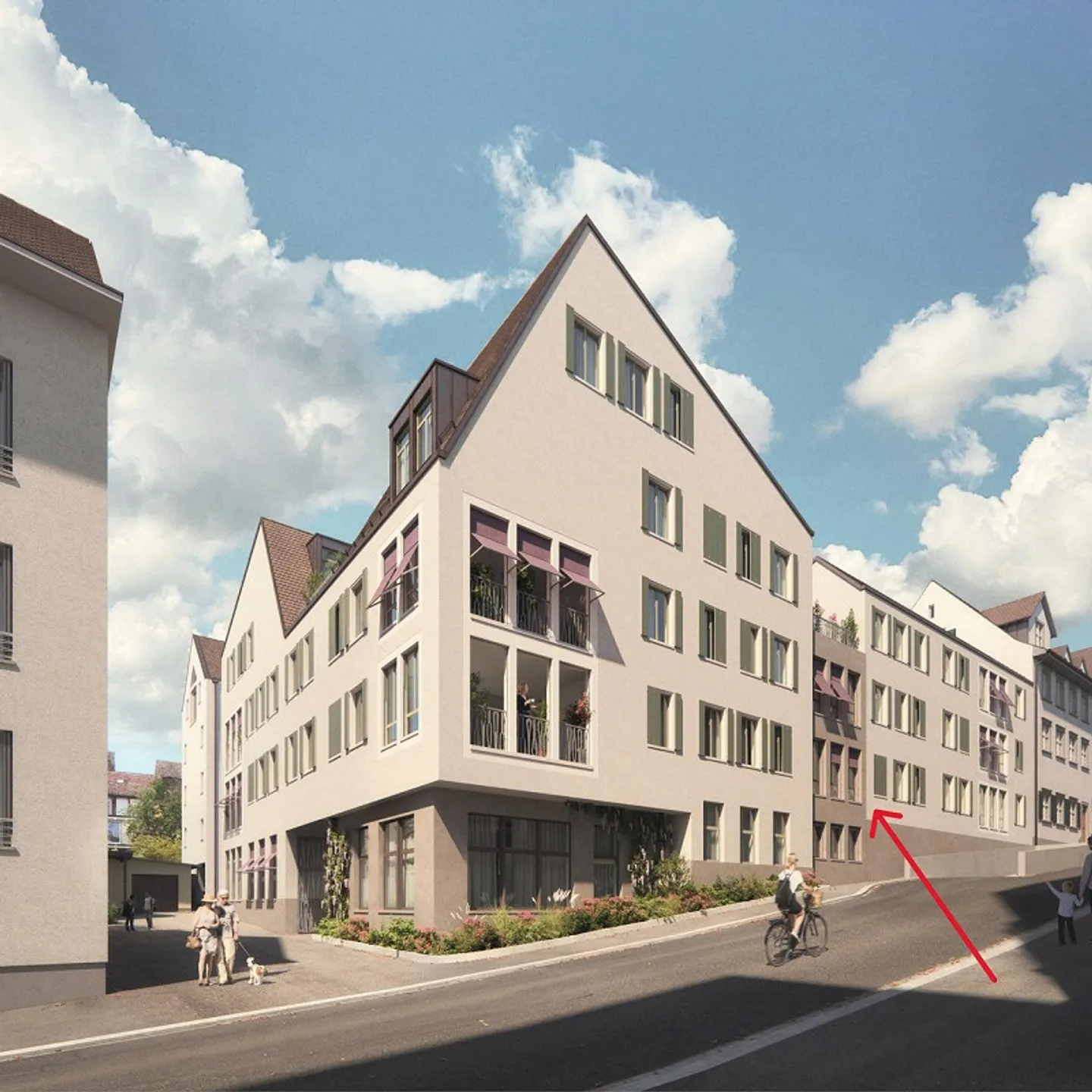 Moderne 2.5-Zimmer Wohnung mit Flissade (Jahreszeitenzimmer) - Foto 1 von 8