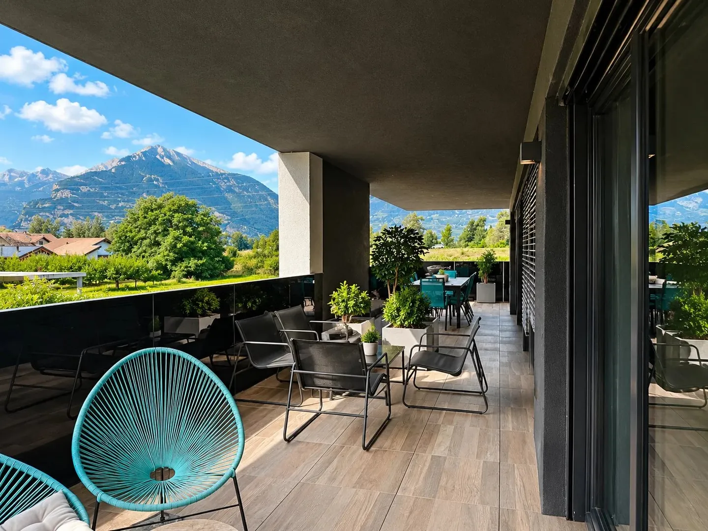 3,5-Zimmer-Wohnung mit großer überdachter Terrasse - Foto 1 von 27