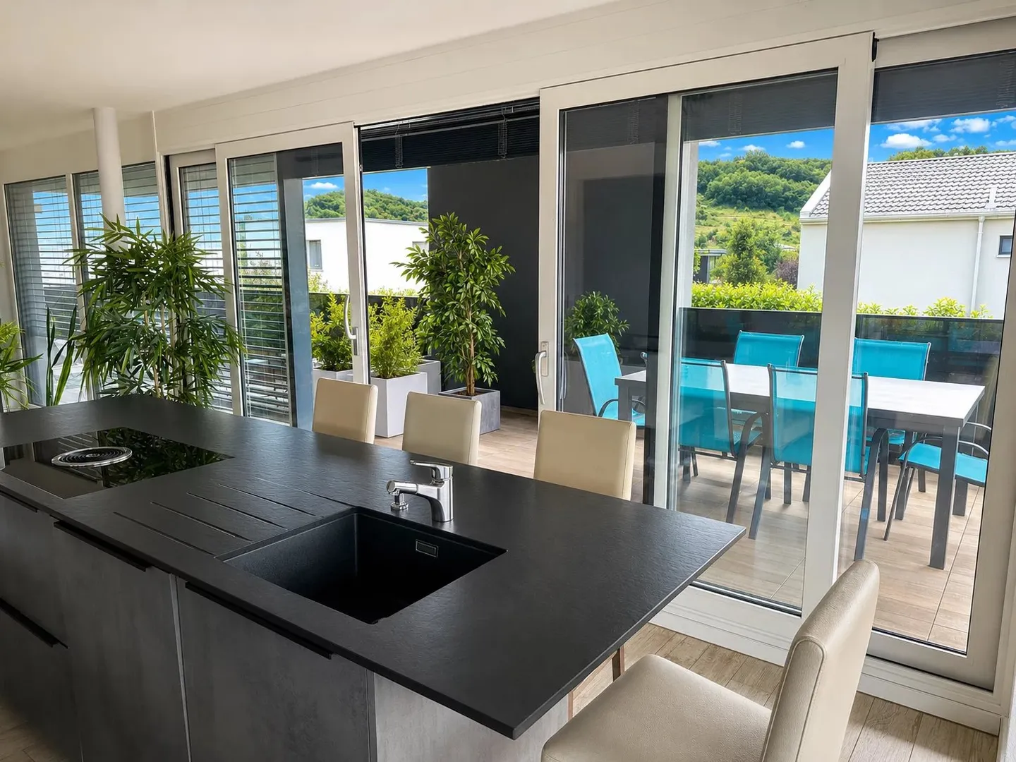 3,5-Zimmer-Wohnung mit großer überdachter Terrasse - Foto 7 von 27