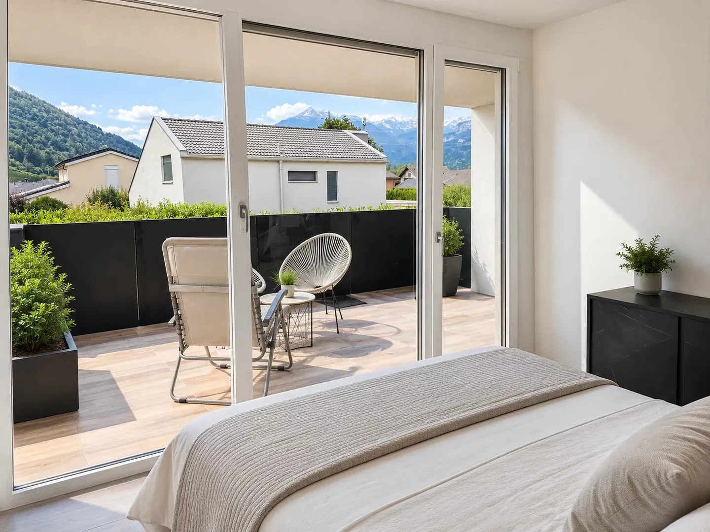 3,5-Zimmer-Wohnung mit großer überdachter Terrasse - Foto 13 von 27