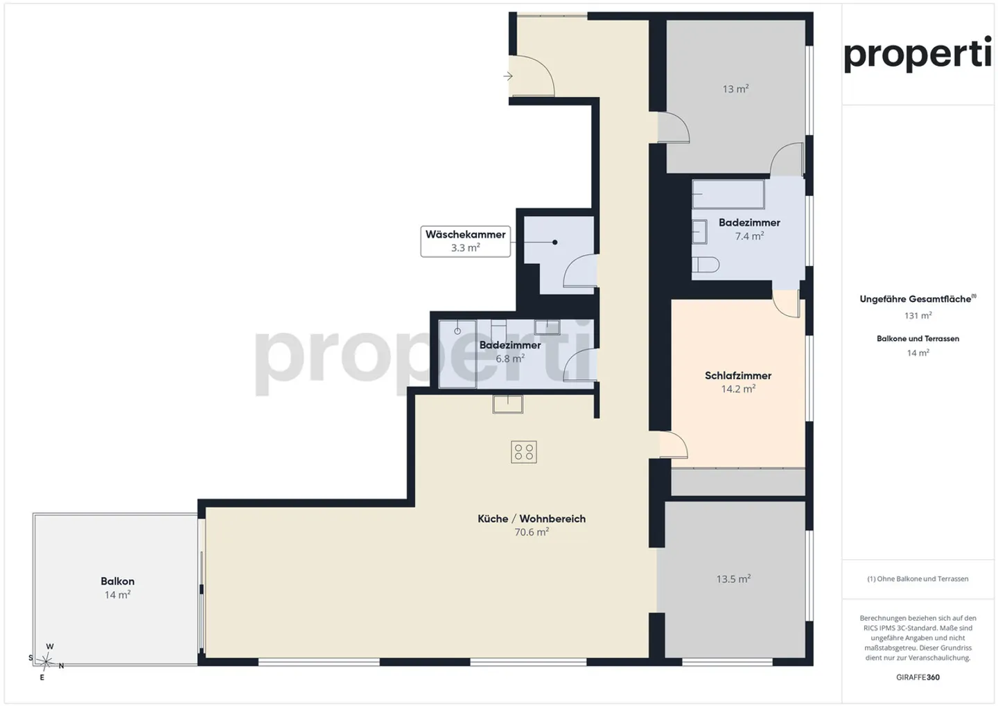 Geräumige 4.5-Zimmer-Wohnung - Foto 5 von 13