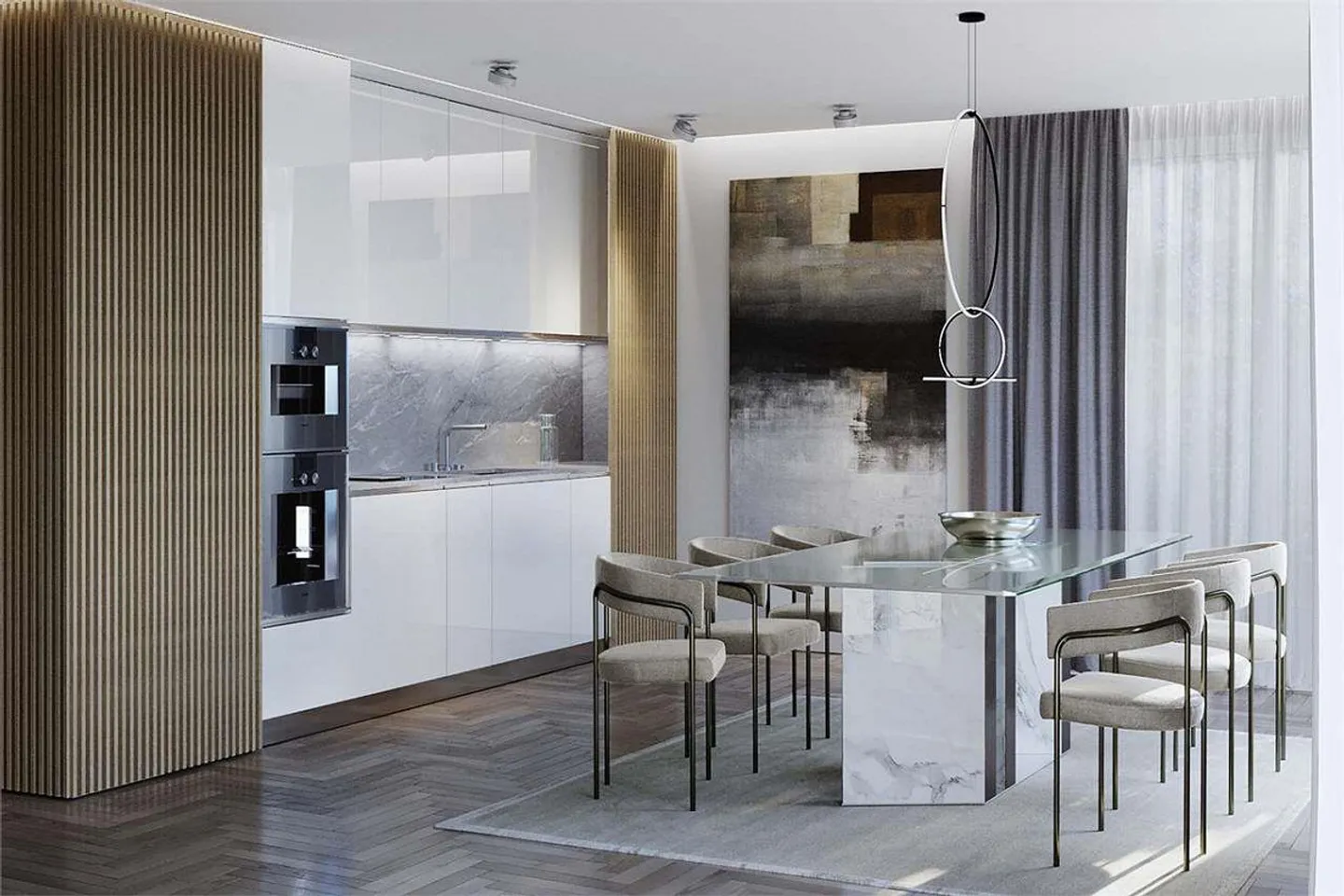 Prestigious duplex penthouse with lake view - Photo 6 of 8