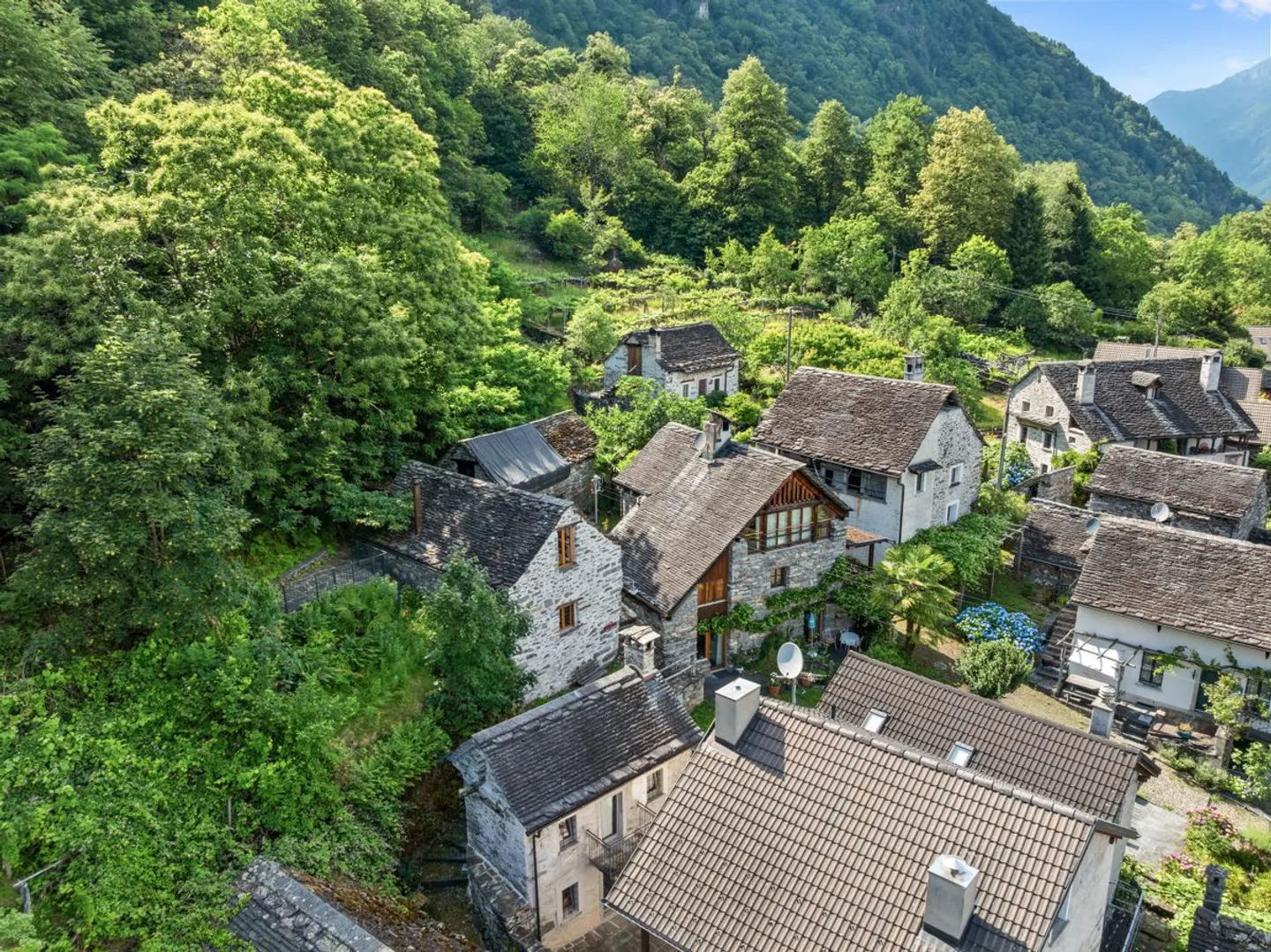 Rustico authentique du Tessin avec patio dans le Maggiatal - Photo 2 sur 10