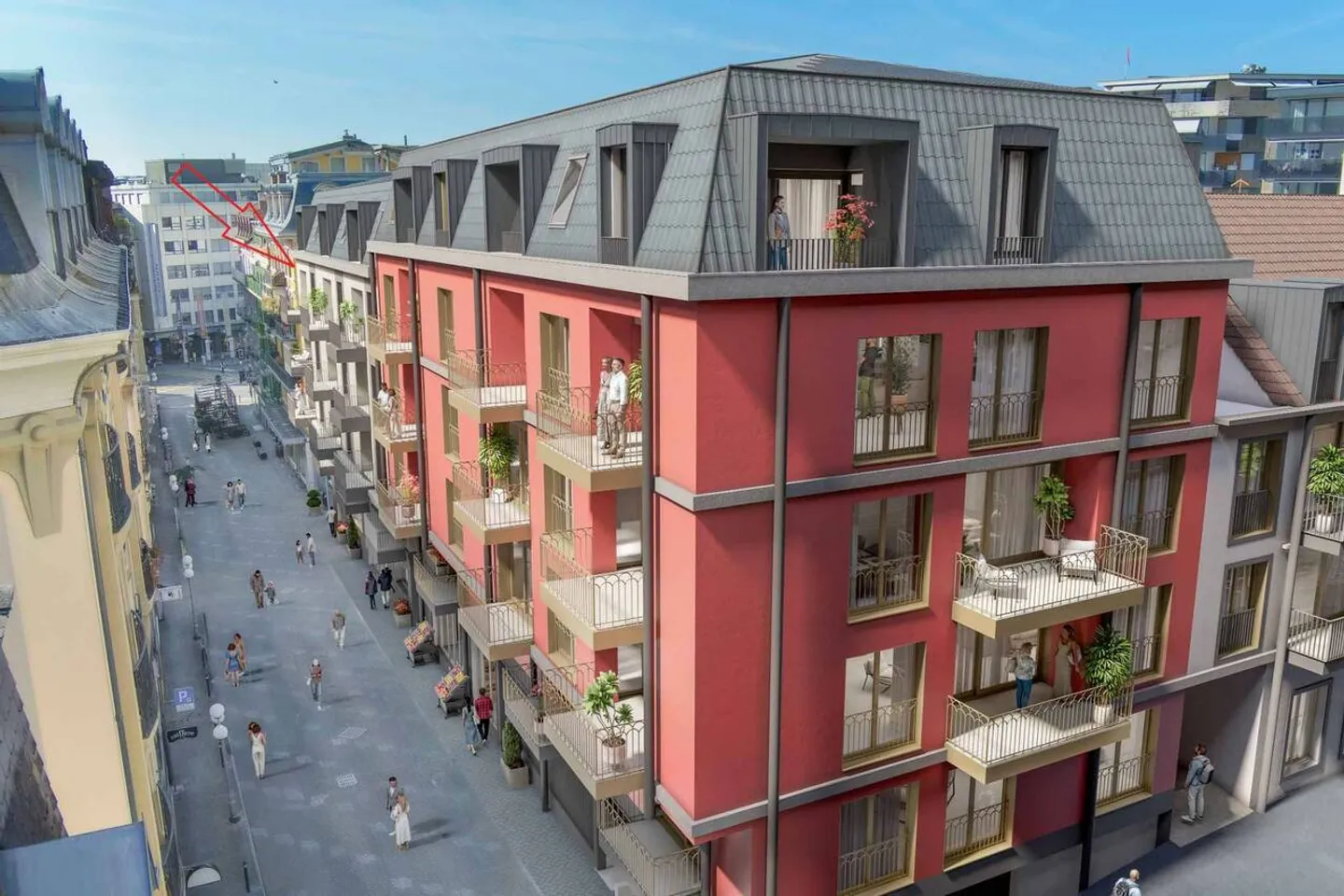 Superbo nuovo appartamento d'angolo di 4.5 locali - Sud-Ovest 97 m2 + Balcone - Foto 1 di 5