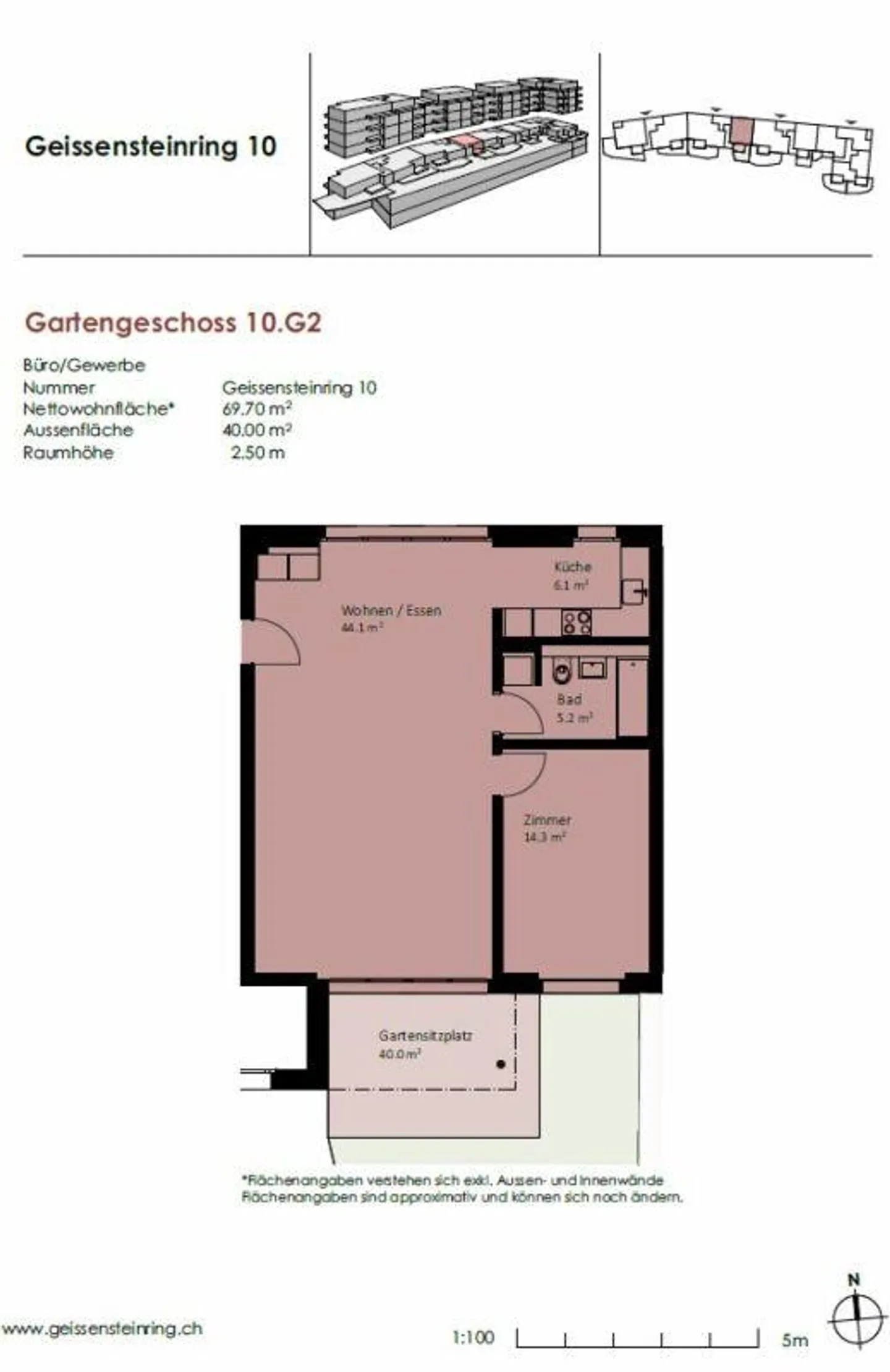 Gewerbe- und Büroflächen zu vermieten in der Neustadt Luzern - Foto 5 von 5