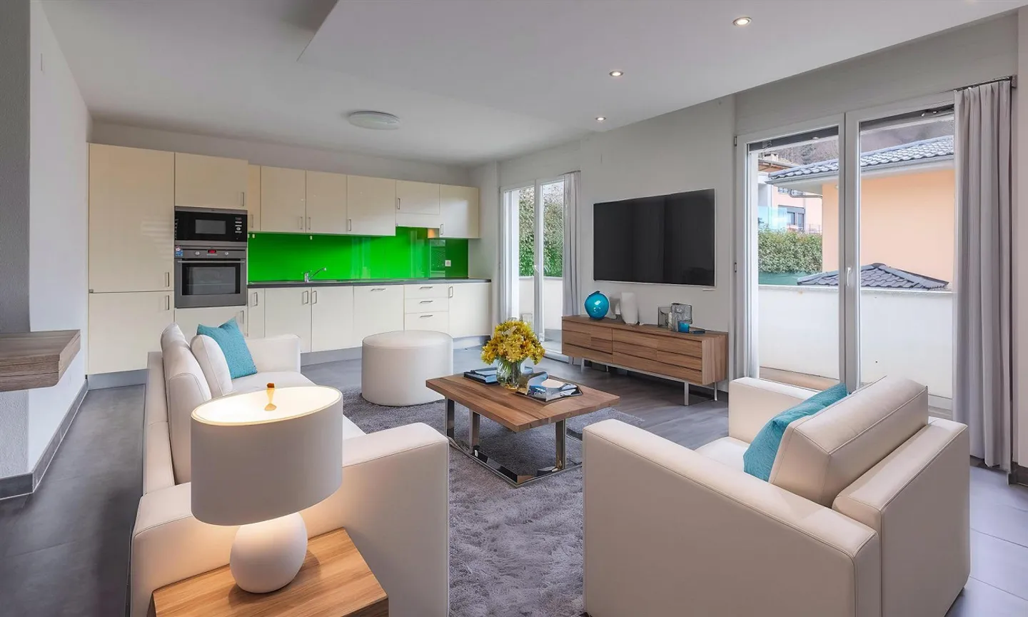 MODERN 3.5 ROOMS APARTMENT WITH TERRACE IN BIRONICO - Photo 4 of 10