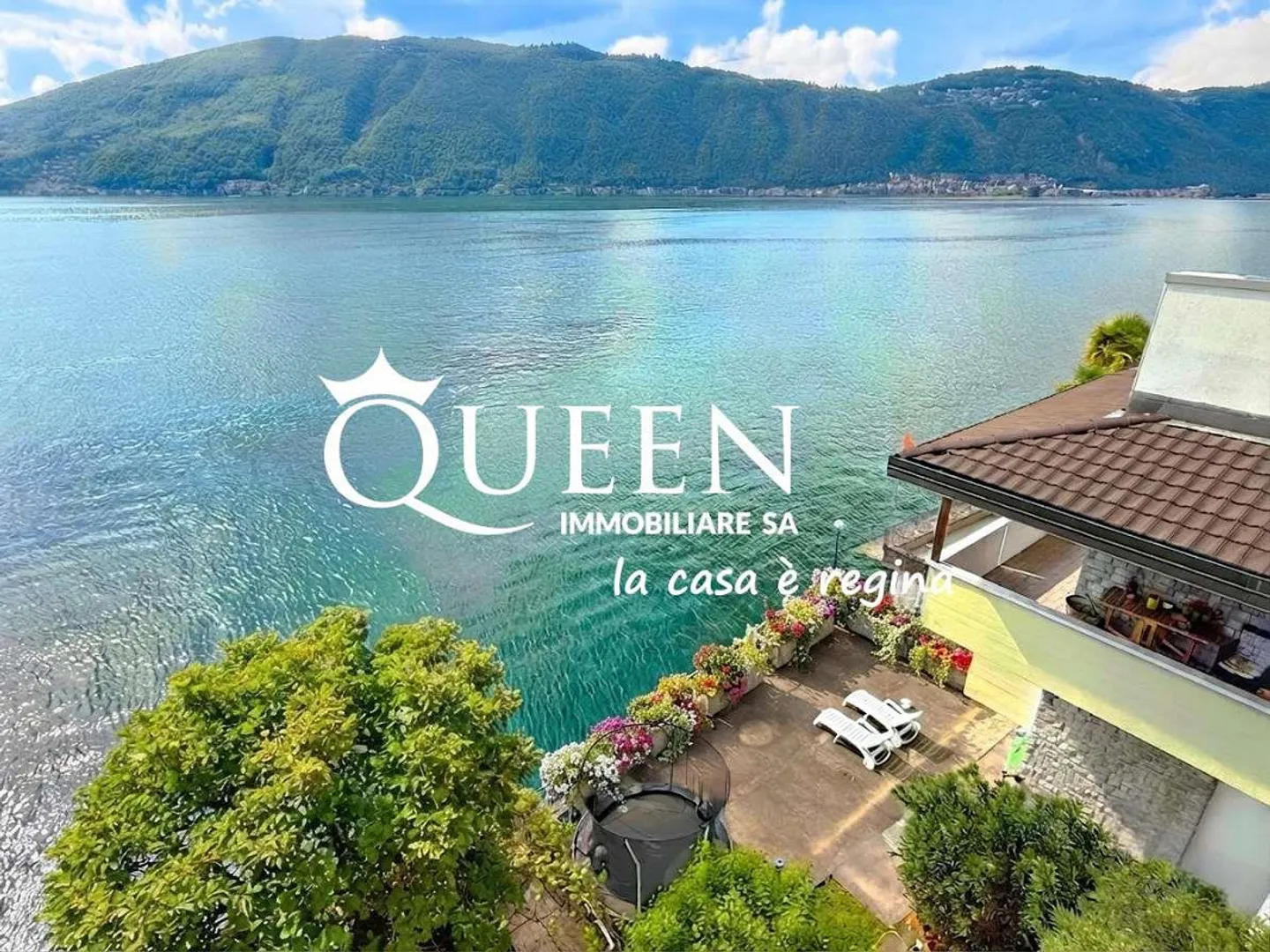 Villa pieds dans l'eau à Bissone - Photo 11 sur 13