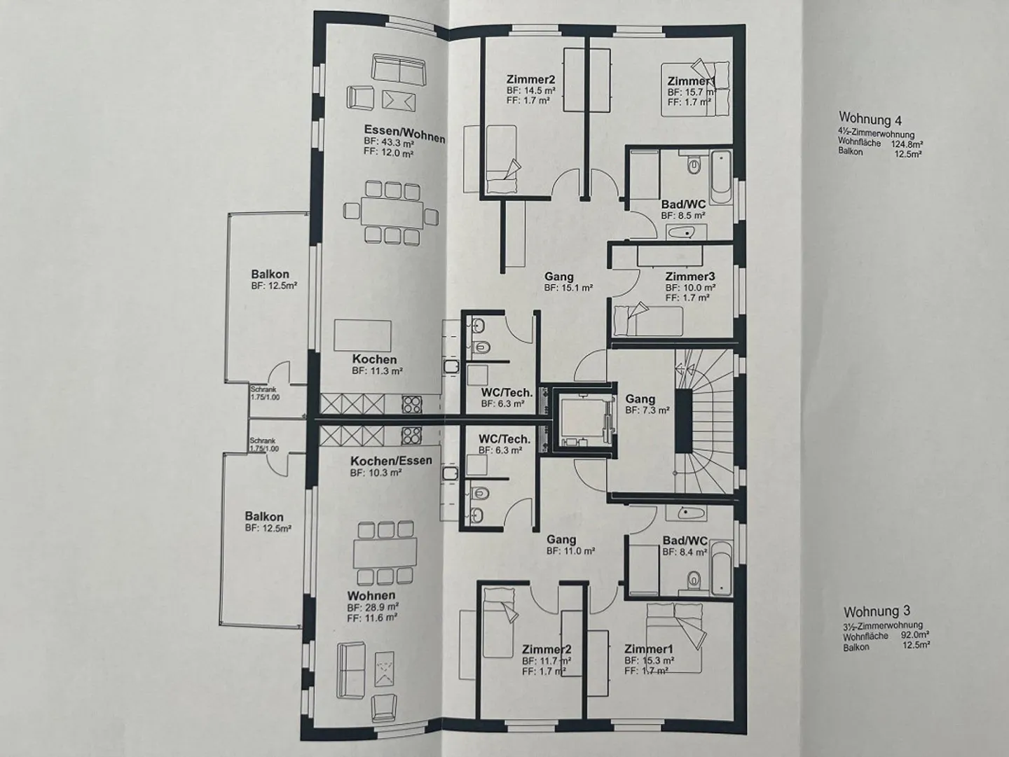 4.5-room apartment with balcony - Photo 8 of 8