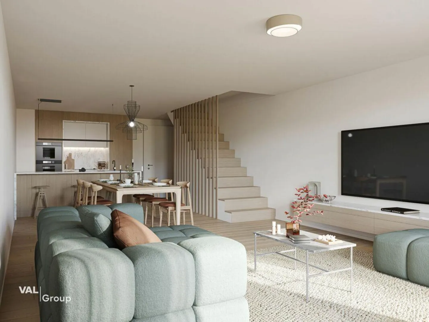 Ein modulares Duplex zur Kombination von Privatleben und beruflicher Tätigkeit... - Foto 2 von 15
