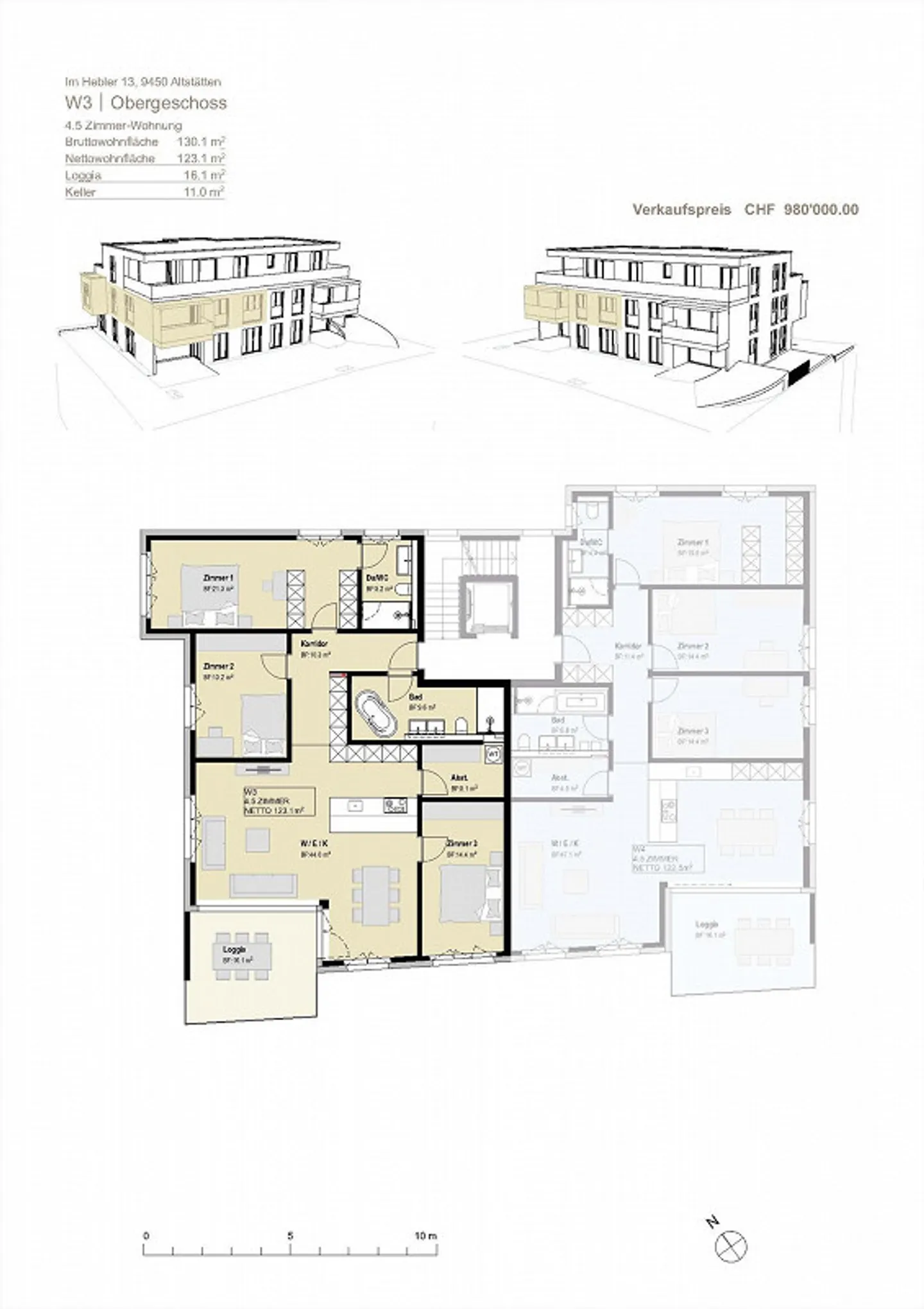 Ertklassige 4.5 Zimmer Wohnung - Foto 12 von 15
