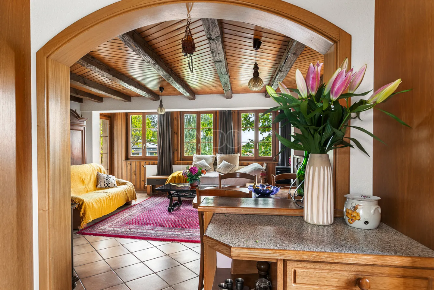 Single-family house partially renovated in Villarimboud - Photo 5 of 11