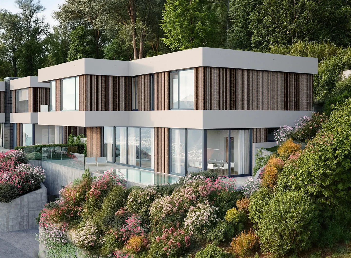 LUXURIÖSE VILLA MIT SEEBLICK IN LUGANO - CANOBBIO - Foto 4 von 5