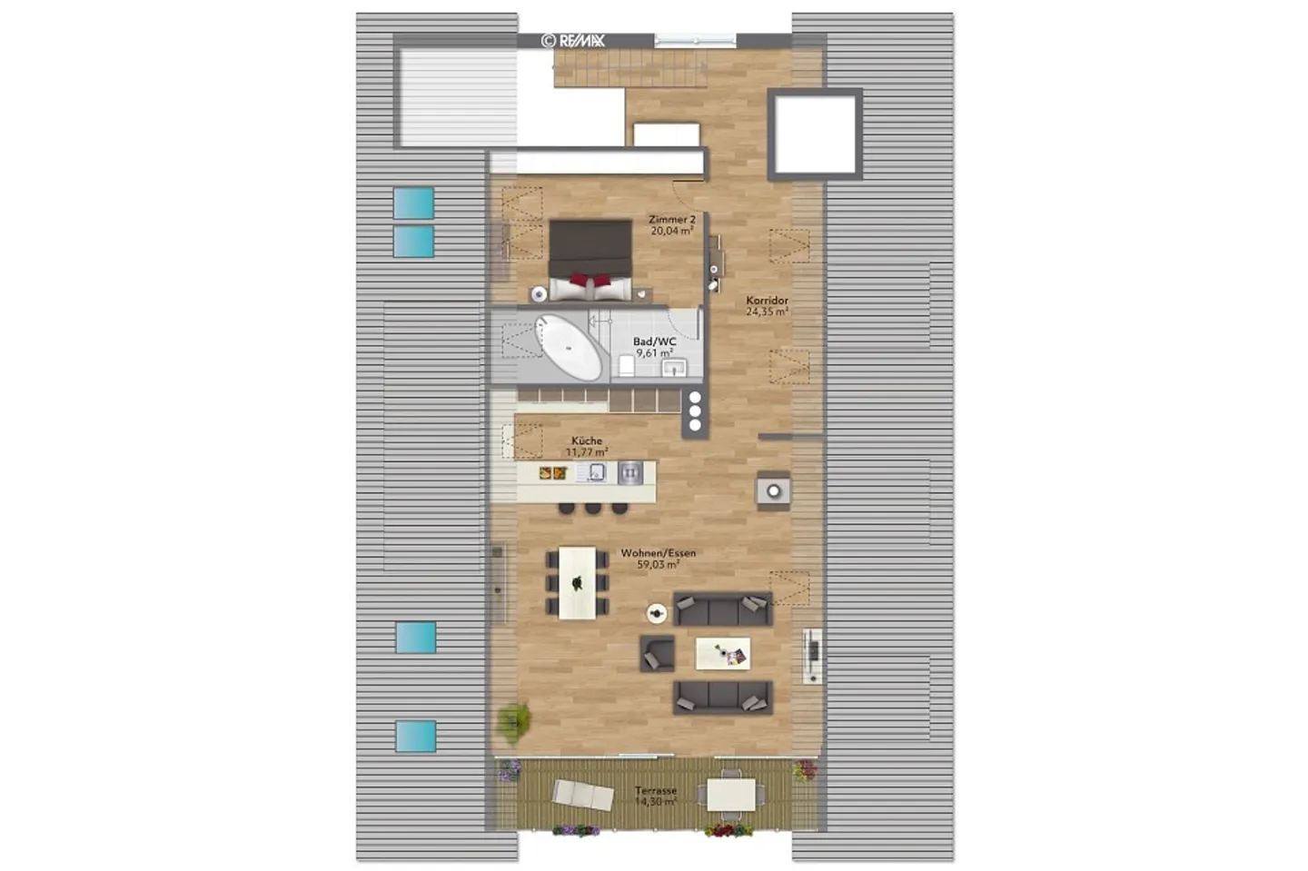 High Standard in the 3 ½-Room Minergie Maisonette Apartment - Photo 11 of 12