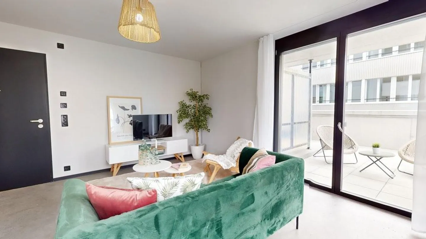 Oasis de bien-être : Emménagez dans un appartement moderne de 2,5 pièces dans un emplacement de choix - Photo 5 sur 9