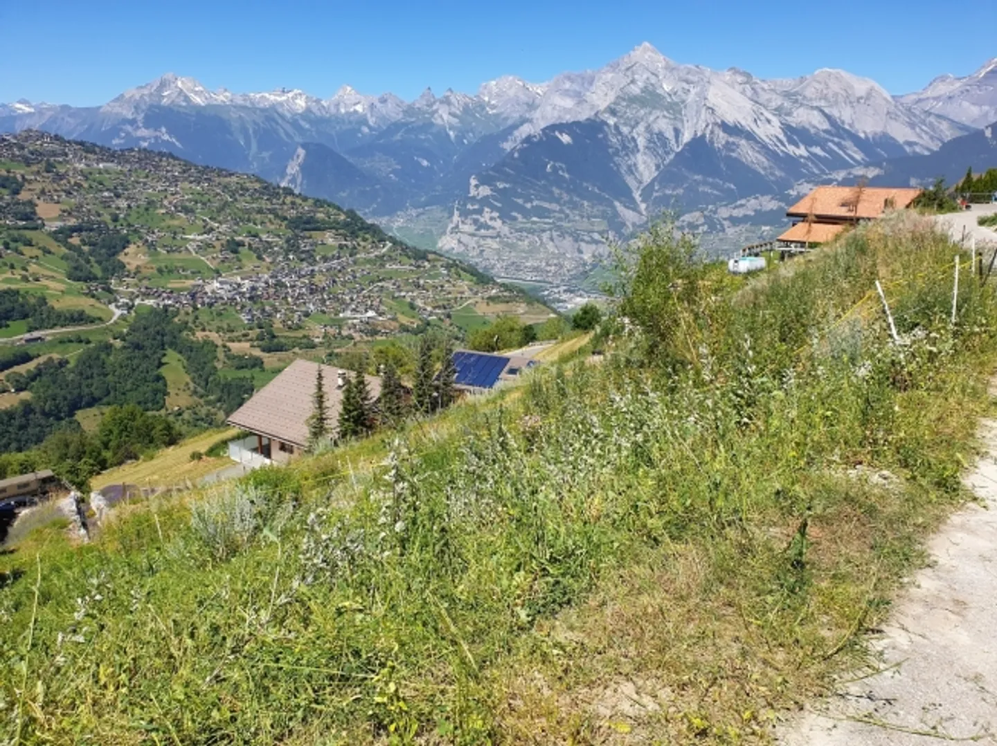 NENDAZ Magnificent building plot - preserved view of the Alps - Photo 1 of 5