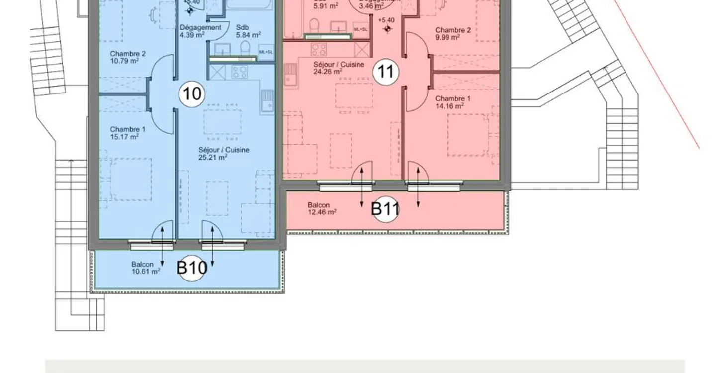 Appartamento 3.5 locali al 1° piano est - Foto 4 di 6