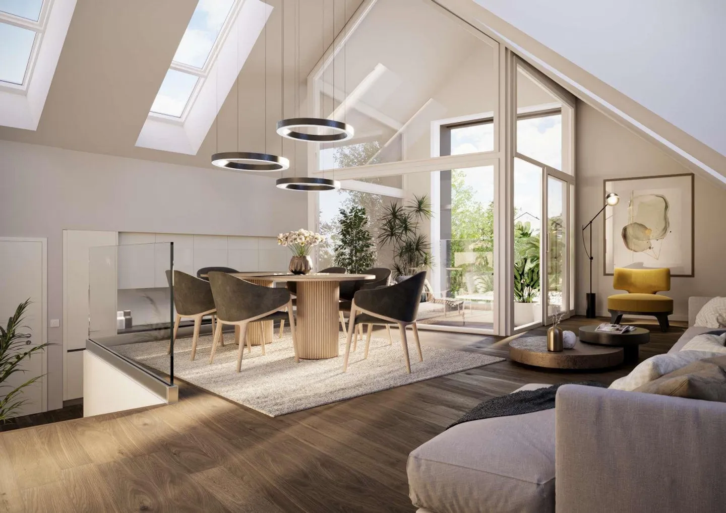 Si vos rêves de logement s'élèvent - 3,5 pièces avec 3,40 m d'espace... - Photo 1 sur 7