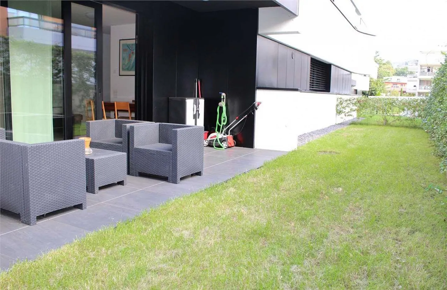 Elegante Wohnung mit Privatgarten in Lugano Pregassona - Foto 3 von 13