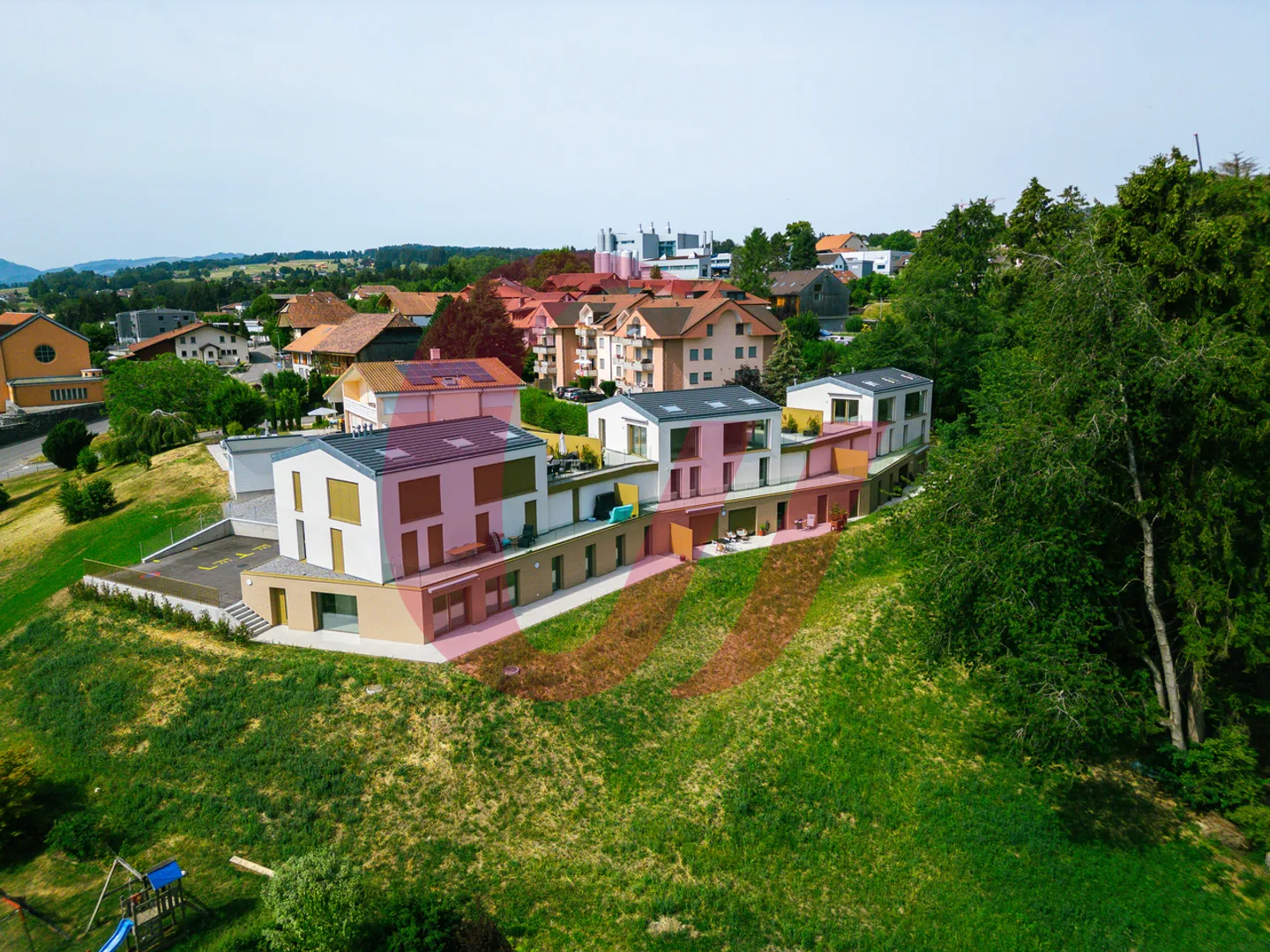Appartamento/Villa con 5,5 stanze e vista mozzafiato in vendita a Sorens - Foto 2 di 10