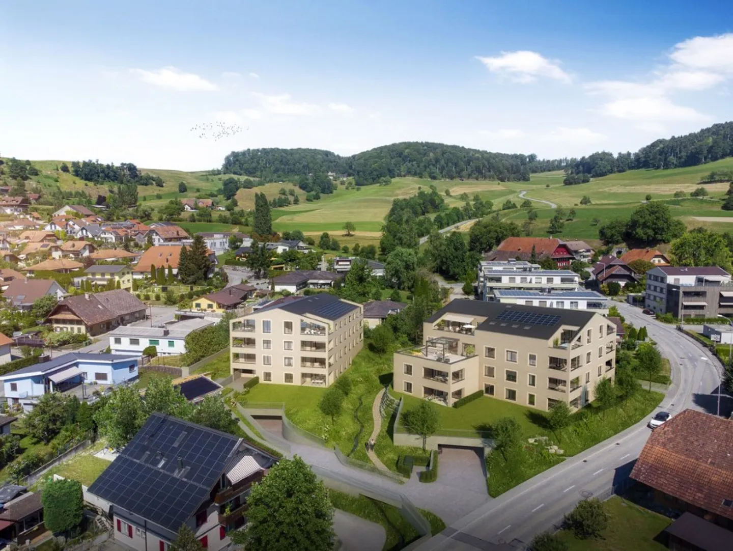 Erstvermietung: 3.5-Zimmerwohnungen inkl. Kellerabteil - Photo 1 sur 7